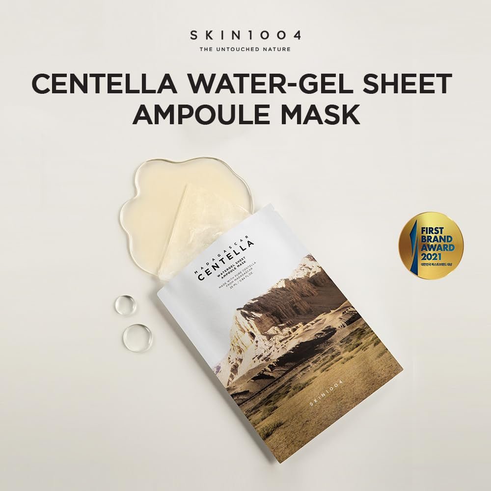 SKIN1004 Madagascar Centella Watergel Sheet Ampoule Mask 5pcs Box