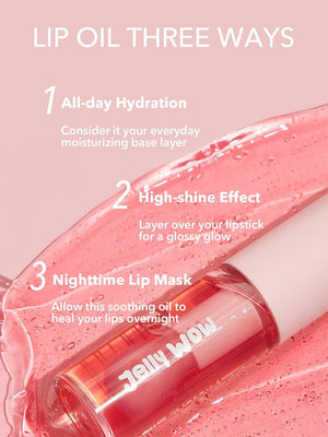 SHEGLAM Jelly Wow Hydrating Non-Sticky Lip Oil for glossy lips Pakistan