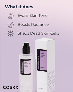 Buy COSRX AHA 7 Whitehead Power Liquid online in Pakistan – with glycolic acid for smoother skin
