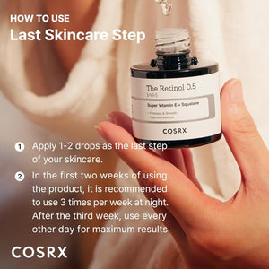 Night treatment serum with retinol – COSRX 0.5 Oil in Pakistan