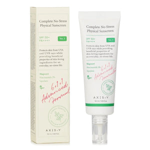 AXIS-Y Complete No-Stress Physical Sunscreen 50ml for UV protection Pakistan