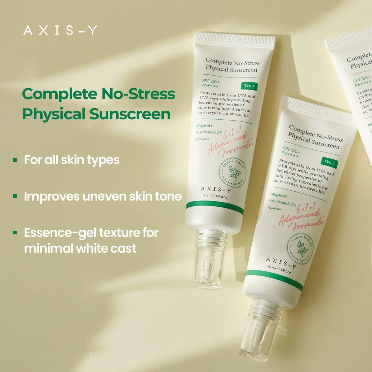 AXIS-Y No-Stress Physical Sunscreen 50ml online in Pakistan