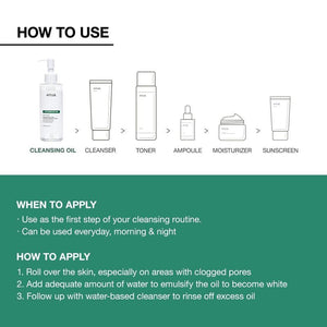 Anua Heartleaf Oil Cleanser – removes makeup and controls pores gently