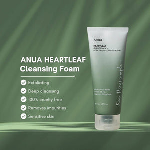 Anua Heartleaf Cleansing Foam