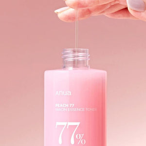 Korean Anua Peach 77 Niacin Essence Toner 250ml for bright skin