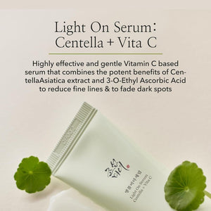 Beauty of Joseon Light On Serum Vitamin C Centella Dark Spot Fine Lines Pigmentation Correcting Serum