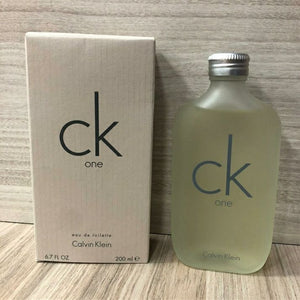 Calvin Klein CK One perfume bottle and packaging
