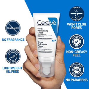Original CeraVe PM Moisturizing Lotion 52ml for sensitive skin