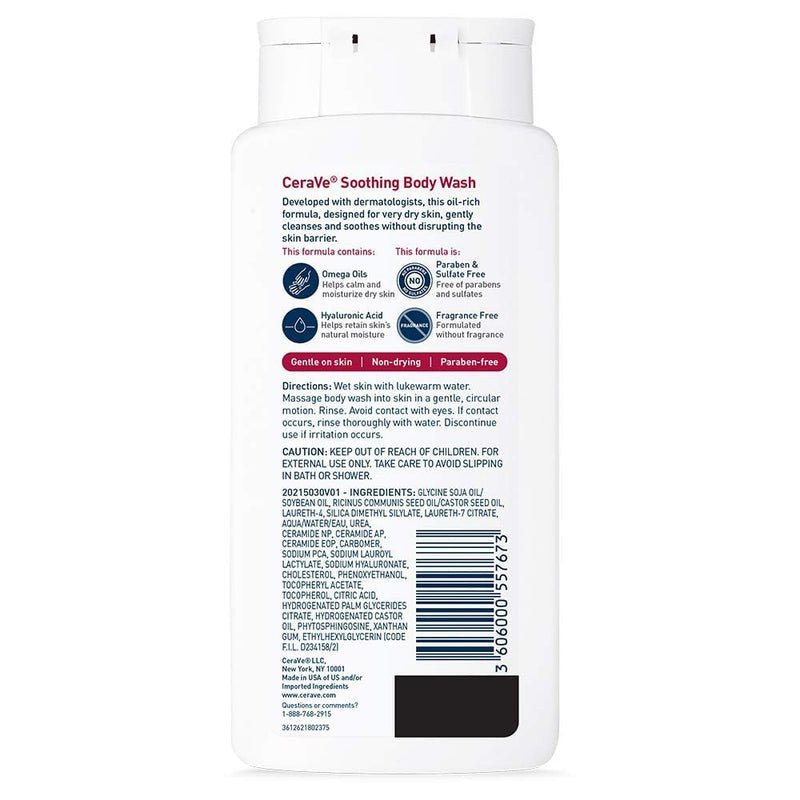 Buy CeraVe Soothing Body Wash online in Pakistan – 296ml