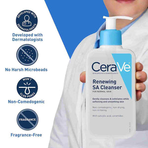 CeraVe Renewing SA Cleanser for oily and sensitive skin – available in Pakistan