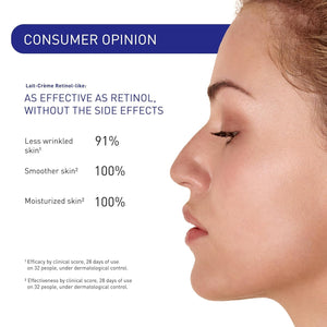 Embryolisse moisturizer on dry skin