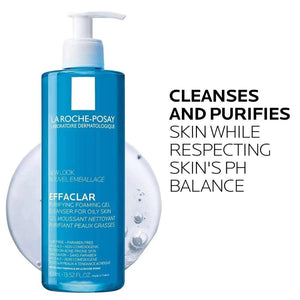 La Roche-Posay Effaclar Purifying Foaming Gel Cleanser 200ml for oily skin