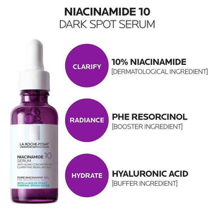 La Roche-Posay Niacinamide 10 Serum targeting skin discoloration and dark spots