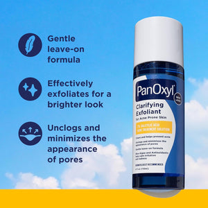 PanOxyl 2% Salicylic Acid exfoliant for acne-prone skin