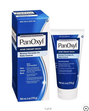 PanOxyl acne creamy face wash