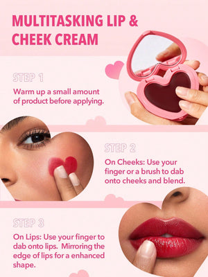Sheglam Playing Cupid blush with applicator brush