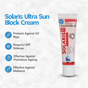 Solaris Ultra Sunblock SPF 60 cream in Pakistan