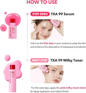 aprilskin txa niacinamide toning shot how to use