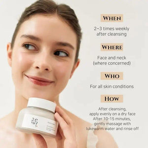 beauty of joseon rice and honey mask how to use