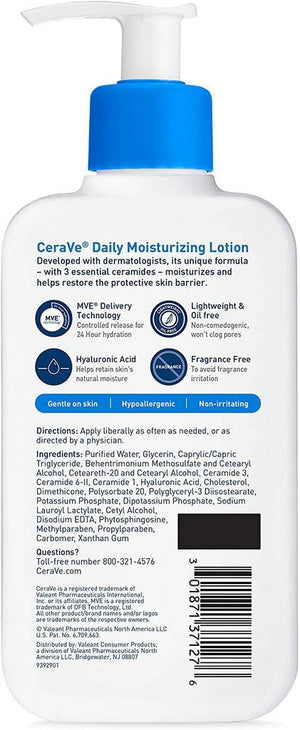 Original CeraVe Daily Lotion for dry and sensitive skin – available in Pakistan