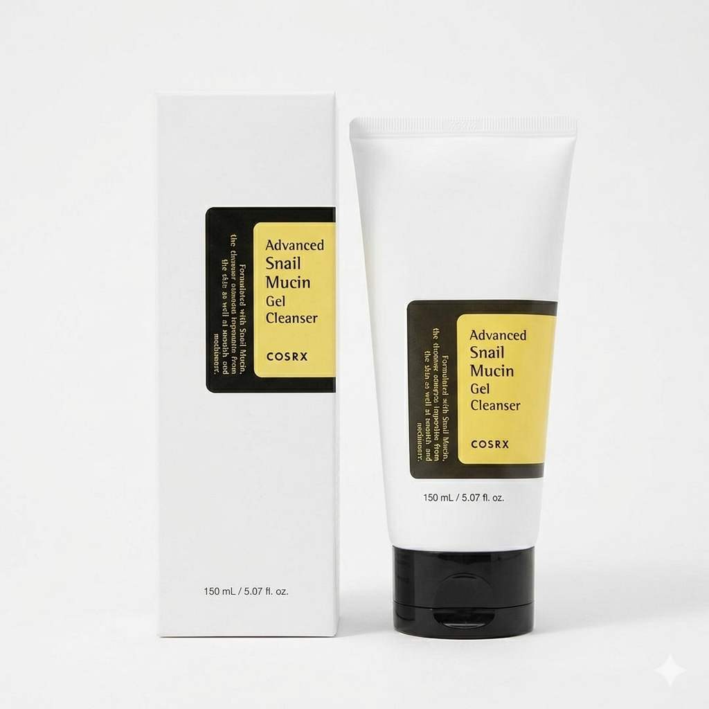 cosrx advanced snail mucin gel cleanser