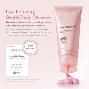 medicube pdrn pink whip cleanser