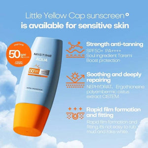 mistine aqua base sunscreen spf50+ pa++++