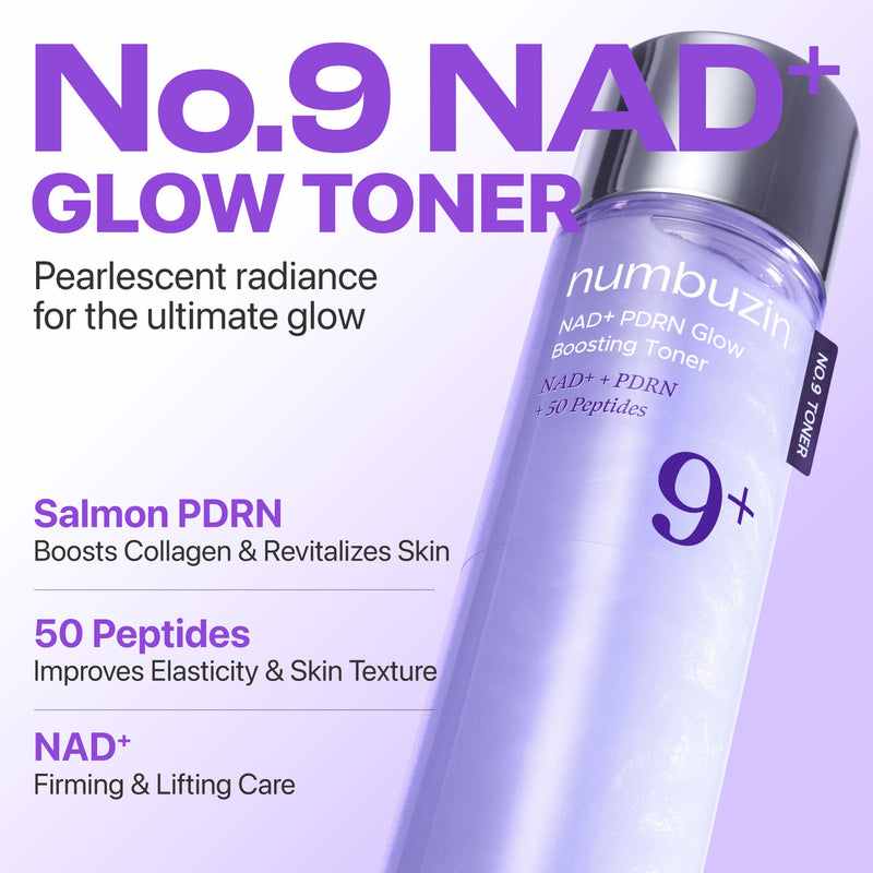 numbuzin no 9 pdrn glow boosting toner