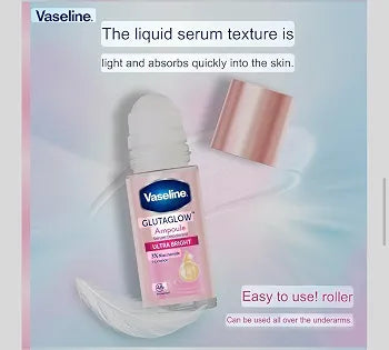 Vaseline GlutaGlow Ampoule Roll On Deodorant Ultra Bright 45ml