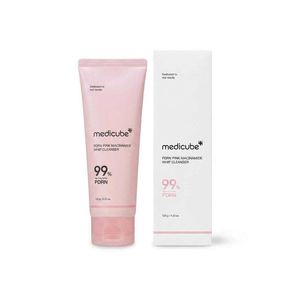 Medicube PDRN Pink Niacinamide Whip Cleanser 120mL
