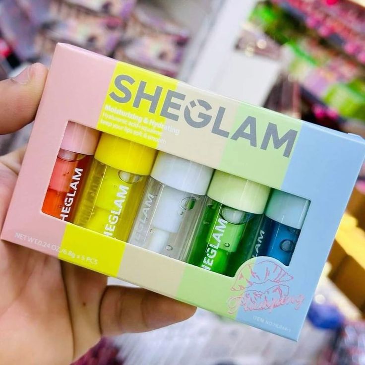 SHEGLAM Jelly Wow Hydrating Lip Oil Set (5-Piece Set)