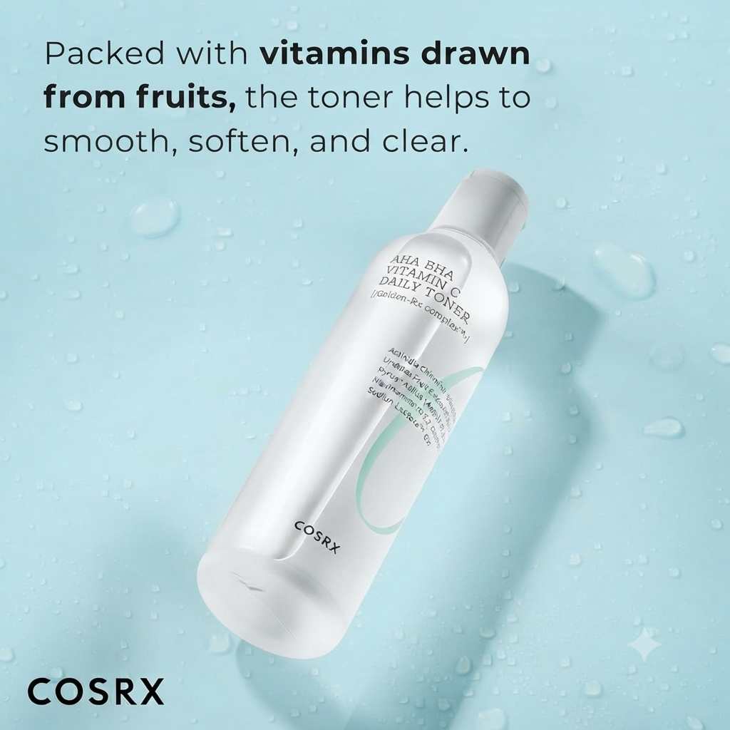 COSRX Refresh AHA BHA Vitamin C Daily Toner 280ml