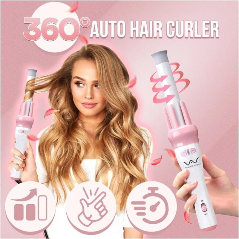 Buy 360° Auto Rotating Hair Curler in Pakistan