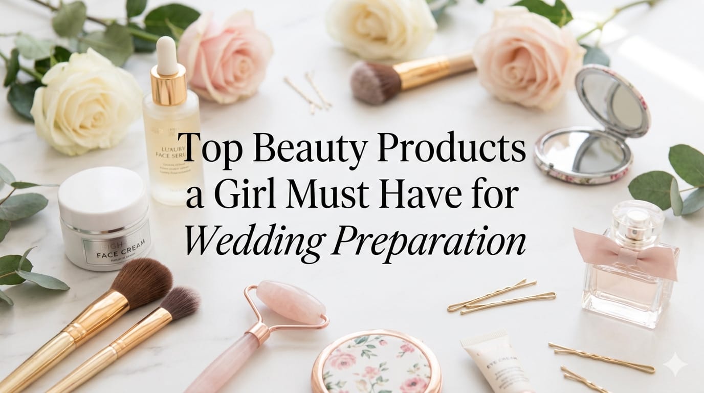 Top Beauty Products a Girl Must Have for Wedding Preparation