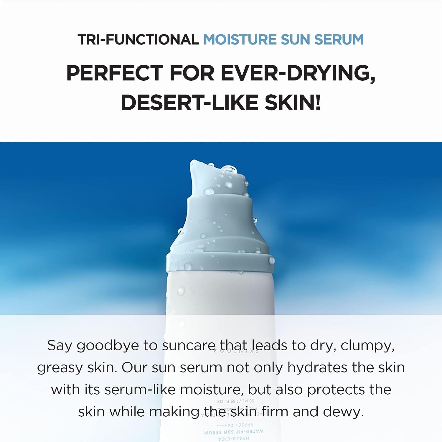 Skin 1004 Madagascar Centella Sun Serum SPF 50+ PA++++ – lightweight and hydrating, 50ml in Pakistan