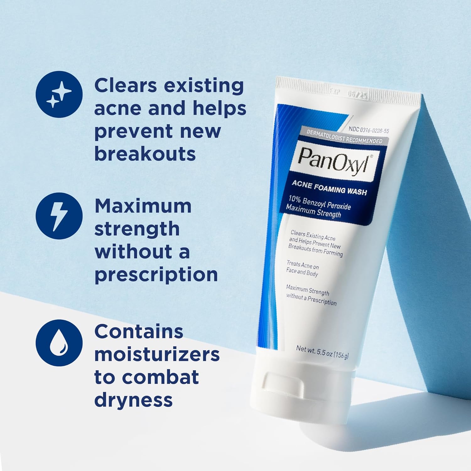 Buy PanOxyl 10% Benzoyl Peroxide foaming wash online in Pakistan