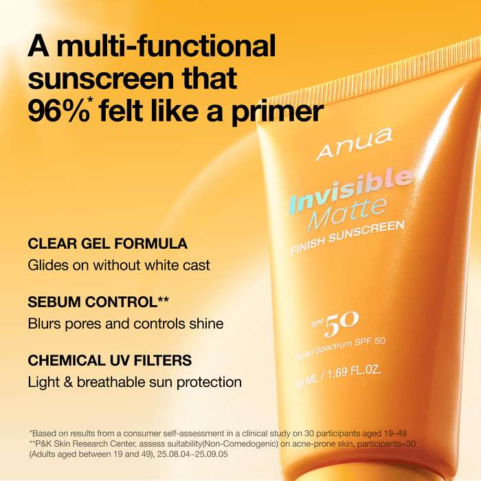 Anua Invisible Matte Finish Sunscreen in Pakistan