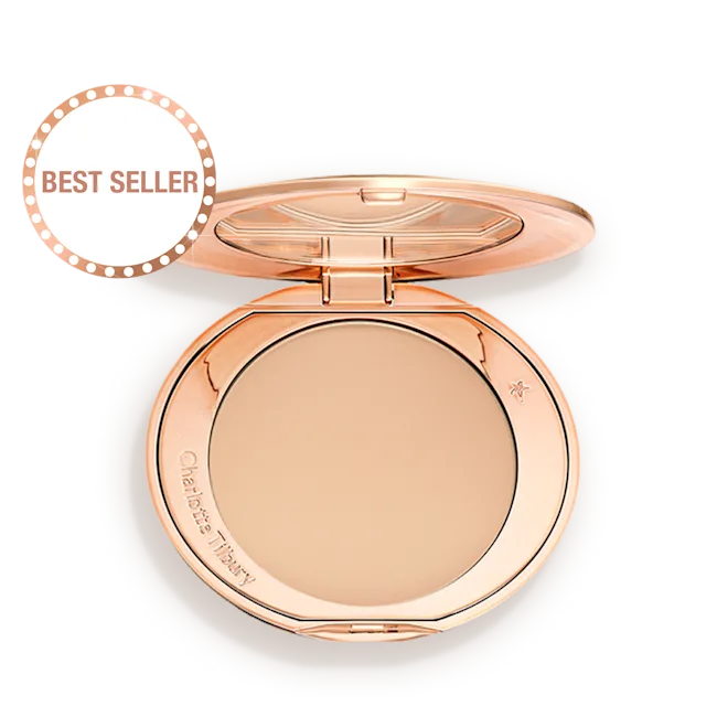 Charlotte Tilbury Airbrush Flawless Finish Setting Powder in medium shade