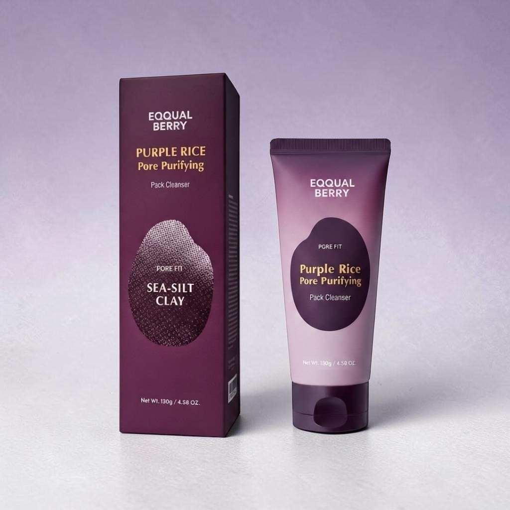 EQQUALBERRY Purple Rice Pore Purifying Pack Cleanser