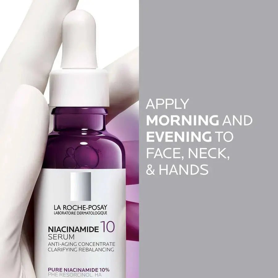 La Roche-Posay Pure Niacinamide 10 Serum for a radiant, even complexion