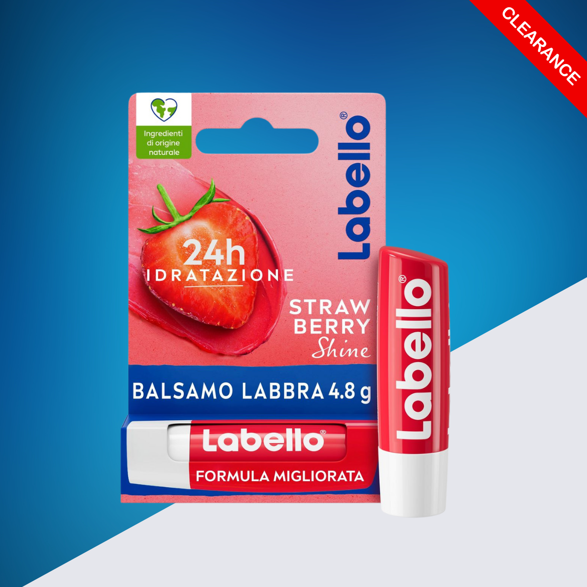 Labello Strawberry Shine Lip Balm 4.8g