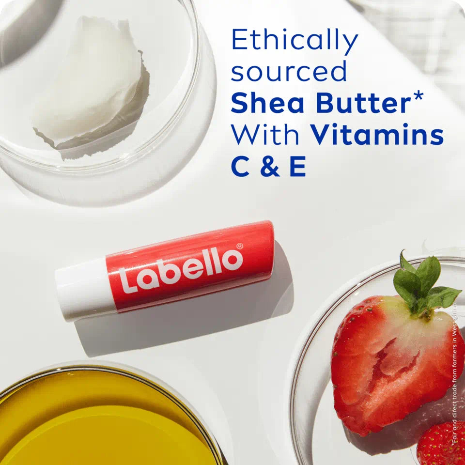 Labello Strawberry Shine Lip Balm Packaging