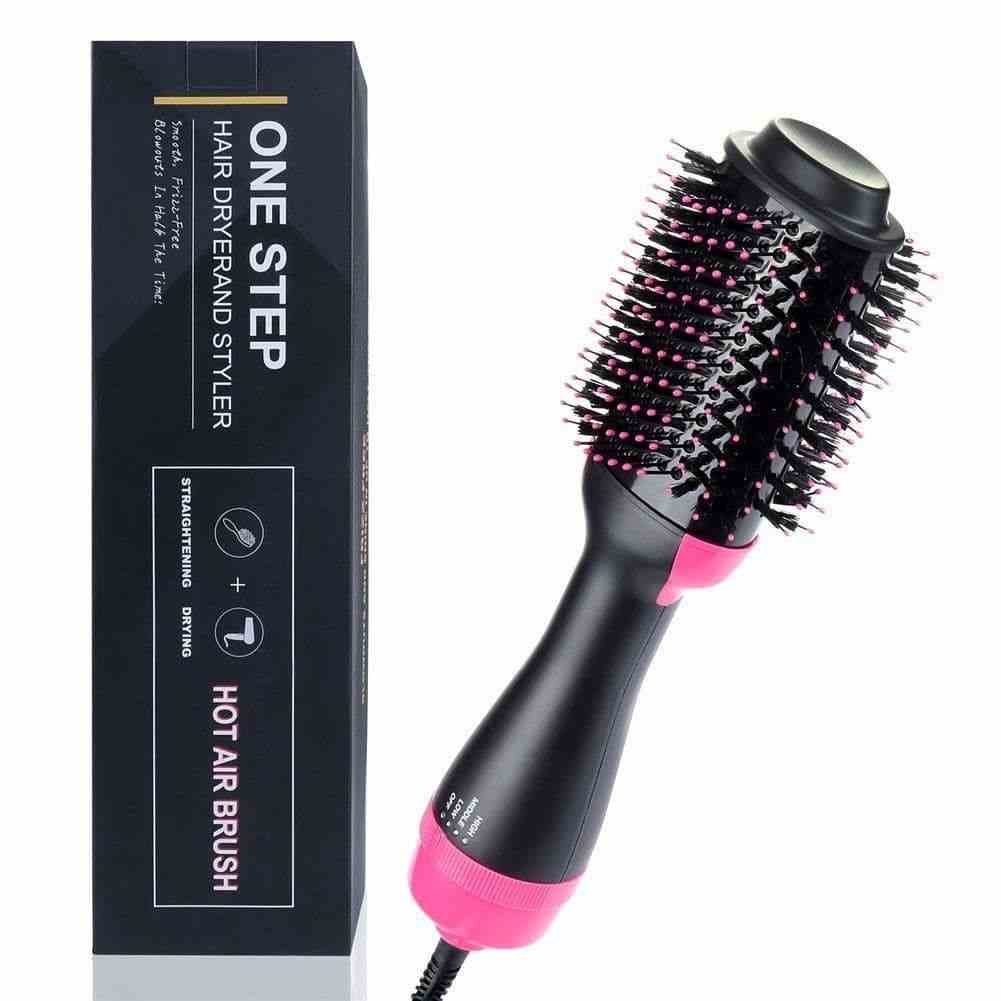 One Step Hot Air Brush 3 in 1 Dryer & Straightener