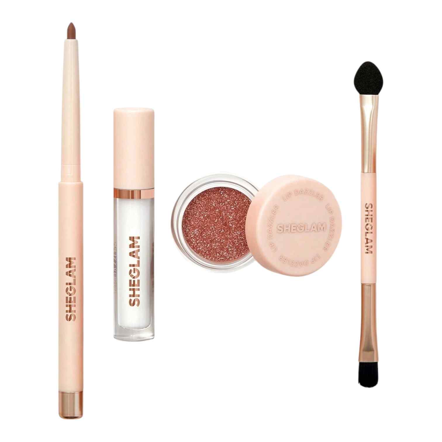 SHEGLAM Lip Dazzler Glitter Kit shade Center Stage 