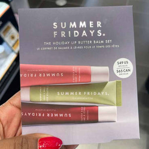Summer Fridays The Holiday Lip Butter balm Set Box