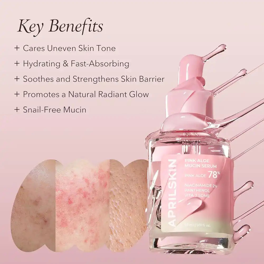 aprilskin pink aloe mucin serum benefits