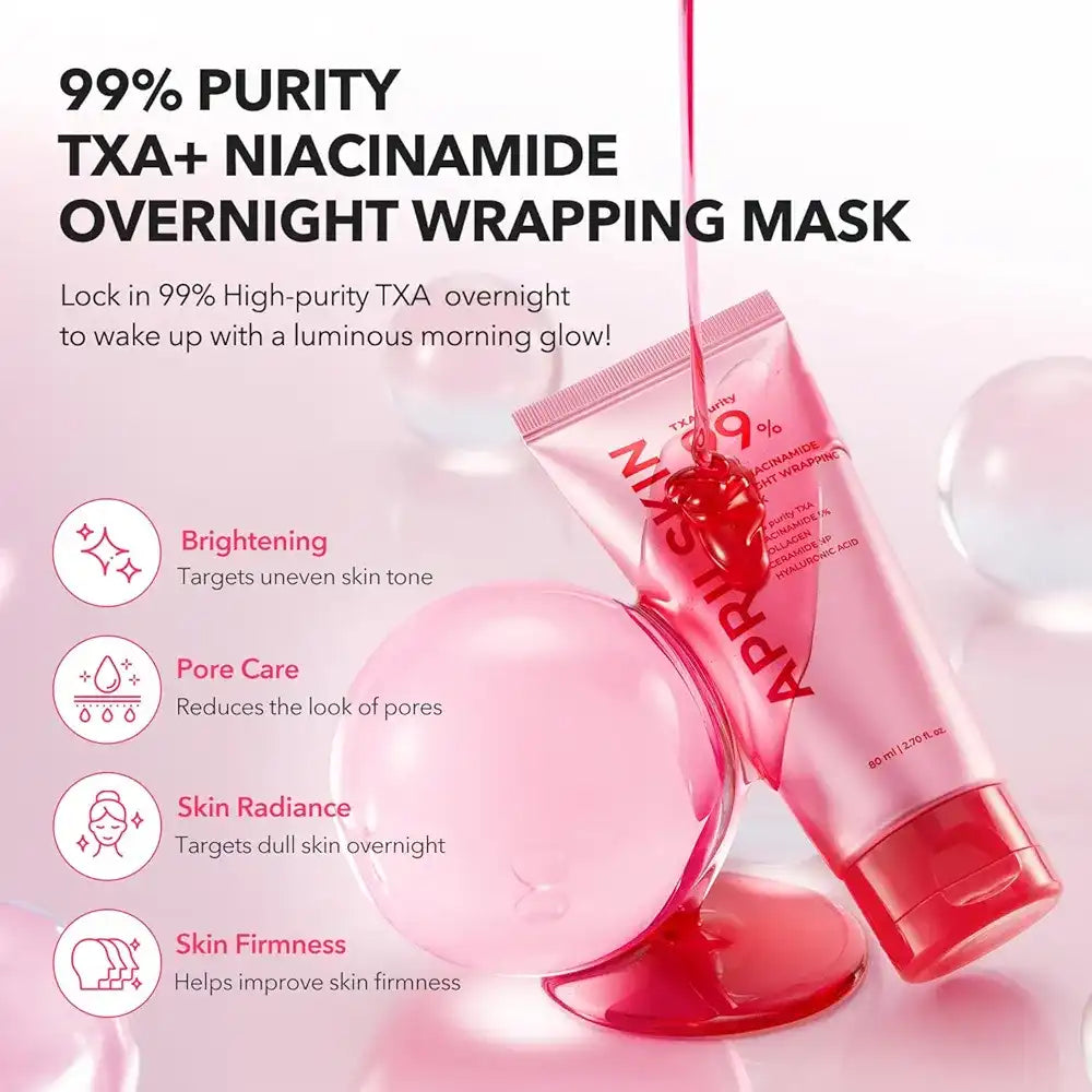 aprilskin txa niacinamide 99 night wrapping mask