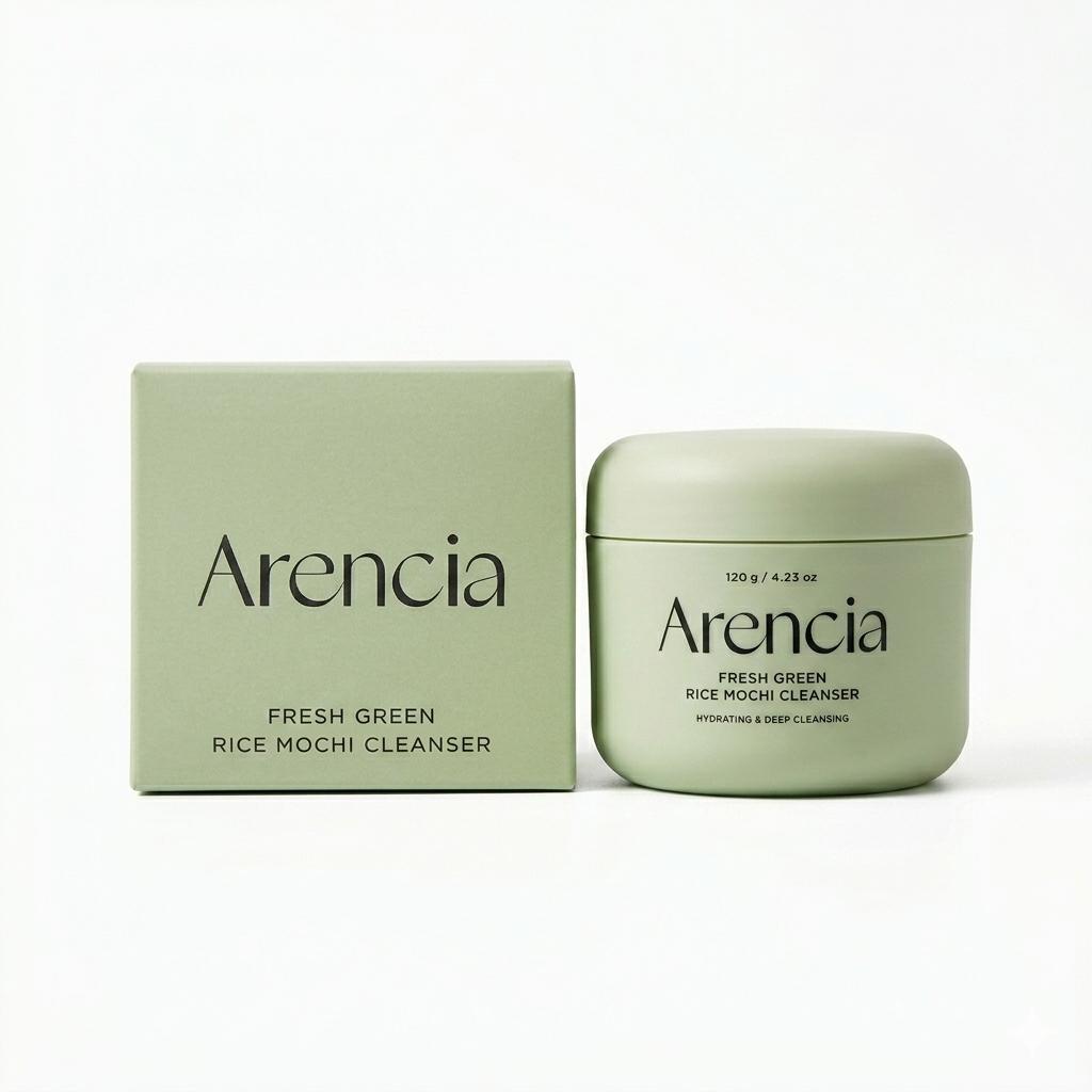 arencia fresh green rice mochi cleanser