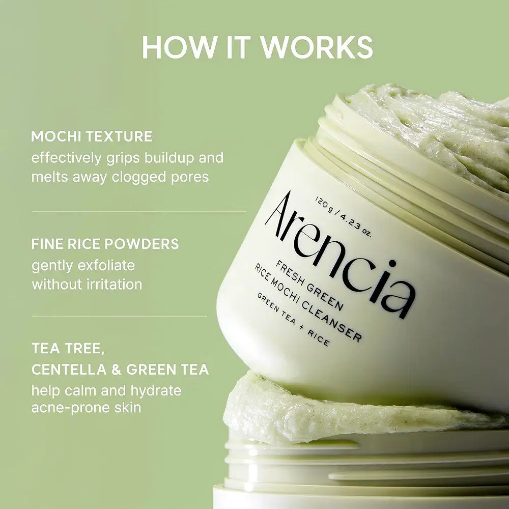 arencia rice mochi cleanser
