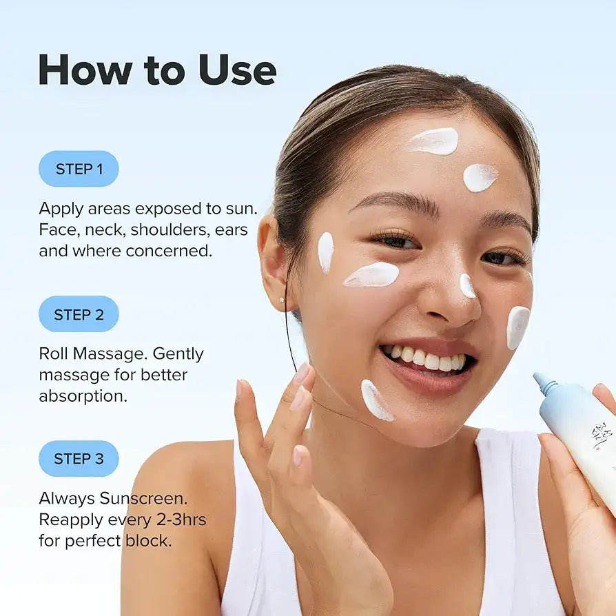 beauty of joseon aqua fresh sunscreen how to use